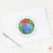 JINGLE BELLS Große Round Stickers (Umschlag)