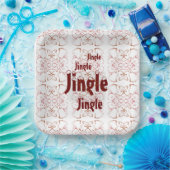 Jingle Bells Holiday Christmas Pappteller (Party)