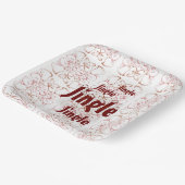 Jingle Bells Holiday Christmas Pappteller (Gewinkelt)