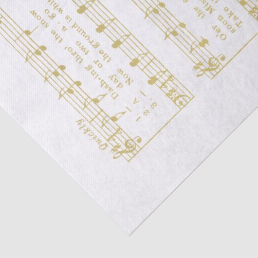 Jingle Bells Holiday Tissue Decoupage Seidenpapier (Detail)