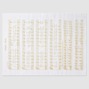 Jingle Bells Holiday Tissue Decoupage Seidenpapier