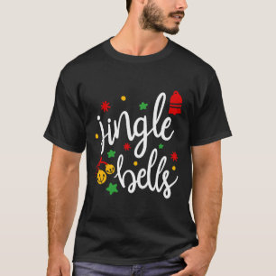 Jingle Bells Jingle All The Way Xmas Geschenk Weih T-Shirt