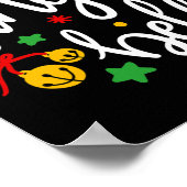 Jingle Bells Jingle All The Way Xmas Gift Christma Poster (Ecke)