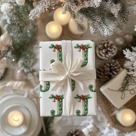 Jingle Bells Letter J Christmas Geschenkpapier