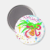 Jingle Bells Magnet (Vorderseite/Rückseite)