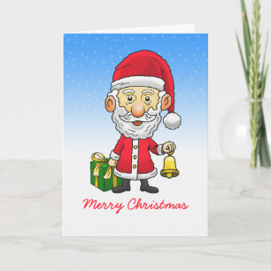 Jingle Bells mit Santa Feiertagskarte