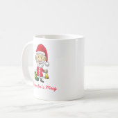 Jingle Bells mit Santa Kaffeetasse (Vorderseite Links)
