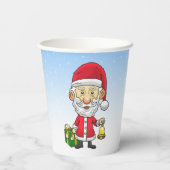 Jingle Bells mit Santa Pappbecher (Rückseite)