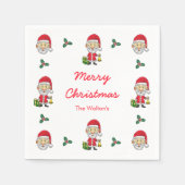 Jingle Bells mit Santa Serviette (Vorderseite)