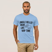 Jingle Bells More Like Nap Time | Funny Sloth Chri T-Shirt (Vorne ganz)