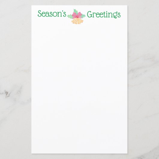 Jingle Bells Note Paper von Sue Weidlich (Vorderseite)