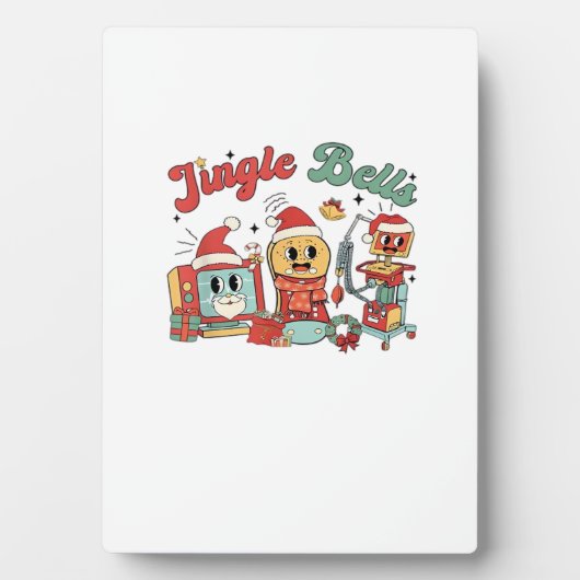 Jingle Bells Nurse, Christmas Nurse, Funny Christm Fotoplatte (Vorderseite)