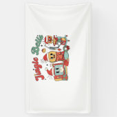 Jingle Bells Nurse, Christmas Nurse, Funny Weihnac Banner (Vertikal)