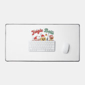 Jingle Bells Nurse, Christmas Nurse, Funny Weihnac Schreibtischunterlage (Tastatur & Maus)