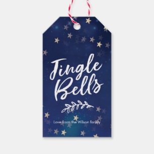Jingle Bells Personalisierte Weihnachtsgeschenk-Ta Geschenkanhänger