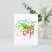 Jingle Bells Postkarte (Stehend Vorderseite)
