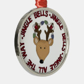 Jingle Bells Rentier Keepake Ornament (Rechts)