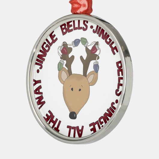 Jingle Bells Rentier Keepake Ornament (Links)