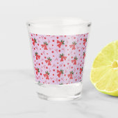 Jingle Bells Schnapsglas (Vorderseite)