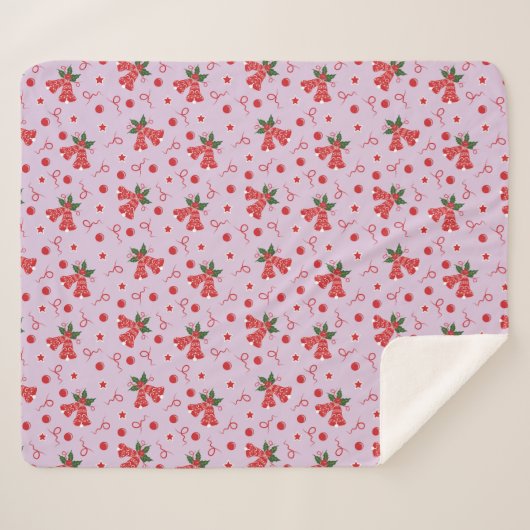 Jingle Bells Sherpadecke (Vorderseite (Horizontal))