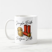 Jingle Bells Shotgun Shells (on Back) Kaffeetasse (Links)