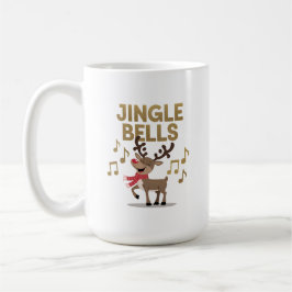 Jingle Bells Singing Reindeer Kaffeetasse