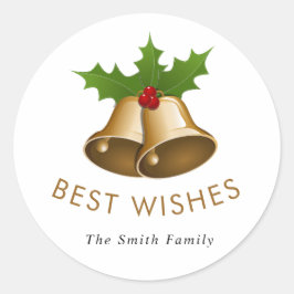 Jingle Bells Smith Family Runder Aufkleber