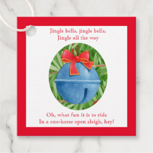 JINGLE BELLS Square Gevor/Gift Tags II Geschenkanhänger