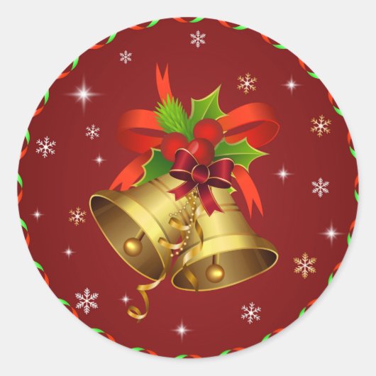 Jingle Bells Sticker (Vorderseite)