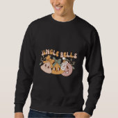 Jingle Bells Sweatshirt für Winterferien (Vorderseite)