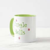 Jingle Bells Tasse (Vorderseite Links)