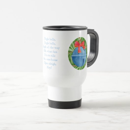 JINGLE BELLS Travel Mug Reisebecher (VorderseiteRechts)