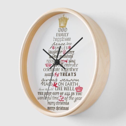 "Jingle Bells" (Wall Clock) Uhr (Winkel)