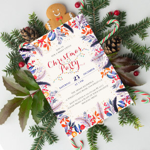 Jingle Bells Weihnachten Christmas Brunch Party Einladung