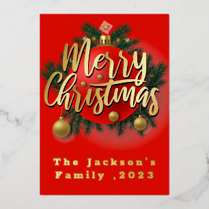 Jingle Bells Winter Snowflags Christmas Holiday Folien Feiertagskarte