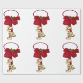 Jingle Bells Wrapping Paper Geschenkpapier (Flach)