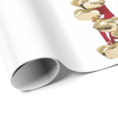 Jingle Bells Wrapping Paper Geschenkpapier (Rolleneckpunkt)