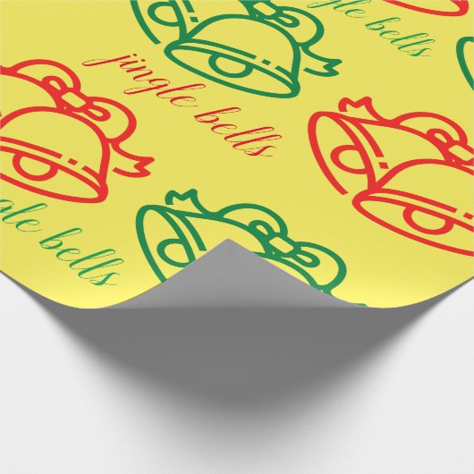JIngle Bells Wrapping Paper Geschenkpapier (Ecke)