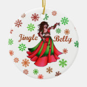 Jingle Bly Dancer Keramikornament (Vorne)