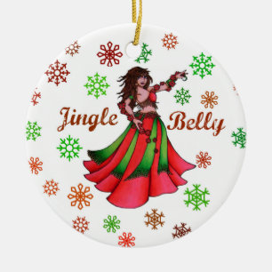 Jingle Bly Dancer Keramikornament
