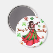 Jingle Bly Dancer Original Art Magnet (Vorderseite/Rückseite)
