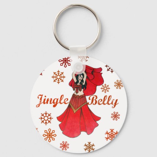 Jingle Bly Dancer Schlüsselanhänger (Vorderseite)