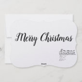 Jingle Bly Feiertagskarte (Rückseite)