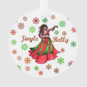 Jingle Bly Holiday Card Ornament