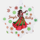 Jingle Bly Holiday Card Ornament Karte (Vorderseite)