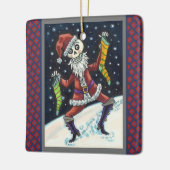 JINGLE BONES SANTA, URLAUB SKELETON & STRUMPFS KERAMIKORNAMENT (Links)