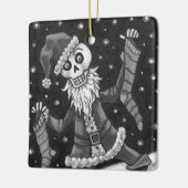 JINGLE BONES SANTA, URLAUB SKELETON & STRUMPFS KERAMIKORNAMENT (Links)