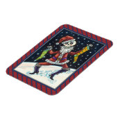 JINGLE BONES SANTA, URLAUB SKELETON & STRUMPFS MAGNET (Linke Seite)