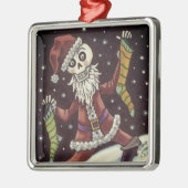 JINGLE BONES SANTA, URLAUB SKELETON & STRUMPFS ORNAMENT AUS METALL (Links)