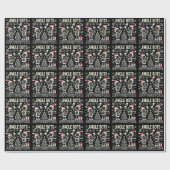 Jingle Bots Festive Holiday Roboter mit Weihnachts Geschenkpapier (Flach)